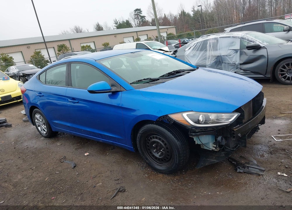 2018 HYUNDAI ELANTRA SE VIN: KMHD74LF2JU657411