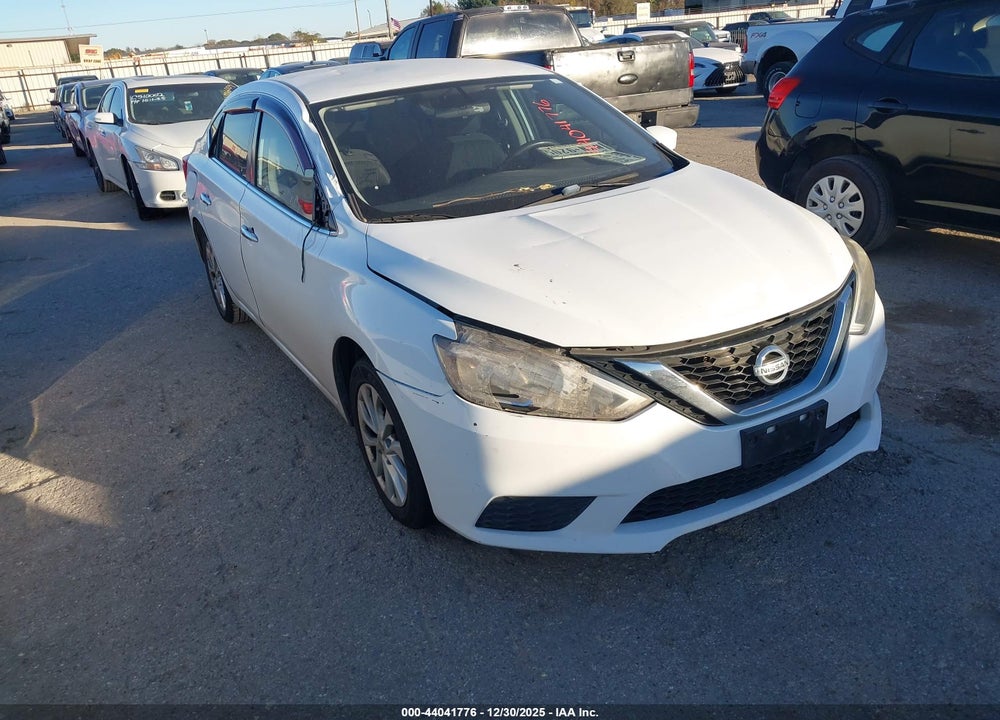 2018 NISSAN SENTRA SV VIN: 3N1AB7AP2JY255293