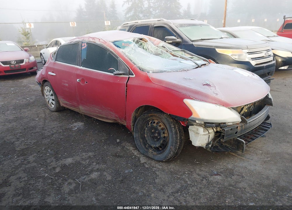 2014 NISSAN SENTRA SV VIN: 3N1AB7AP6EY328929