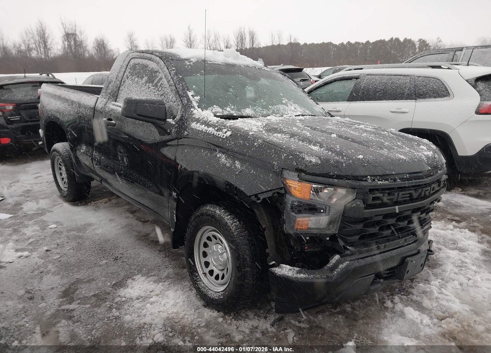 2025 CHEVROLET SILVERADO 1500 4WD  STANDARD BED WT VIN: 3GCNKAEK2SG155938