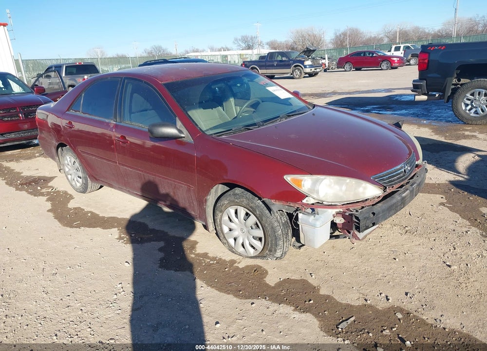 2005 TOYOTA CAMRY LE VIN: 4T1BE32K75U087787