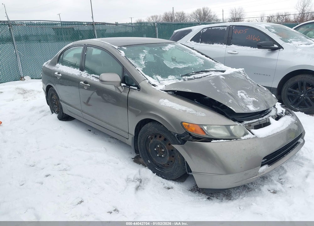 2008 HONDA CIVIC LX VIN: 2HGFA16568H318004
