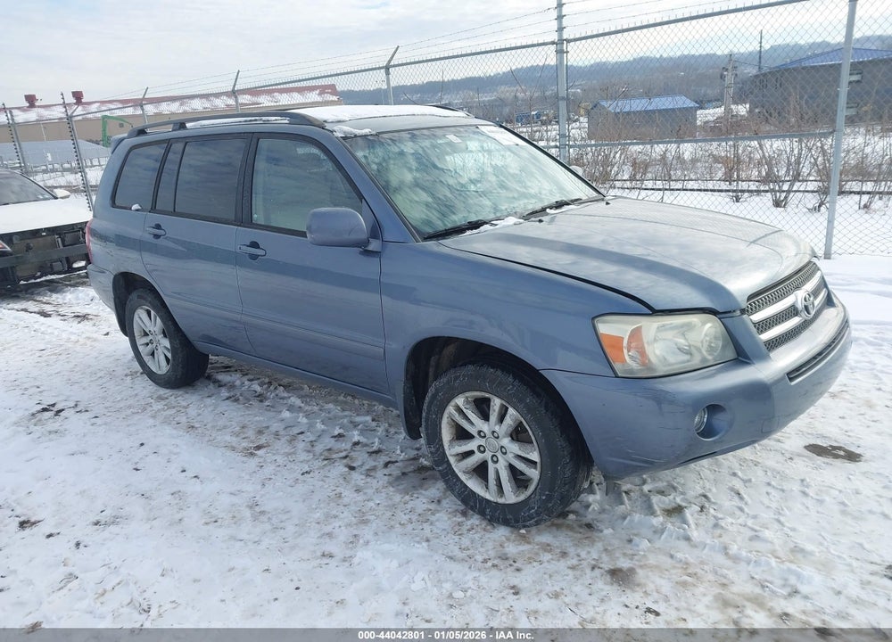 2006 TOYOTA HIGHLANDER HYBRID V6 VIN: JTEEW21A260016714