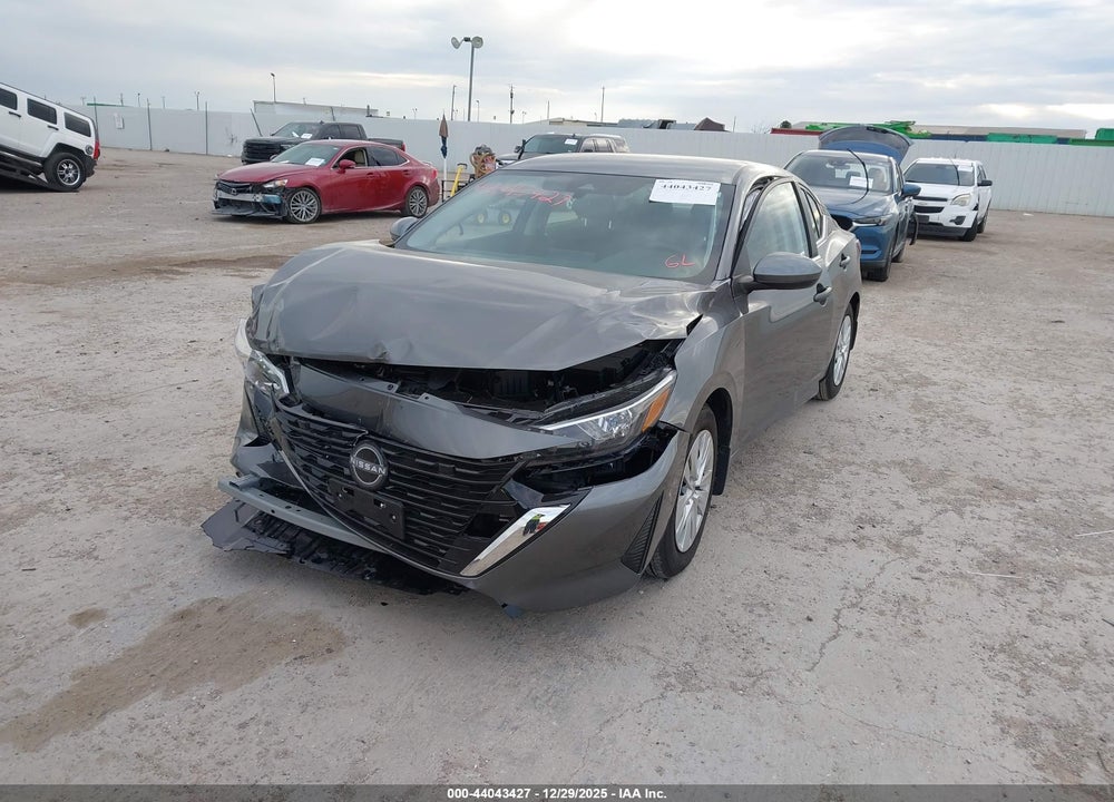 2025 NISSAN SENTRA S VIN: 3N1AB8BV8SY403421