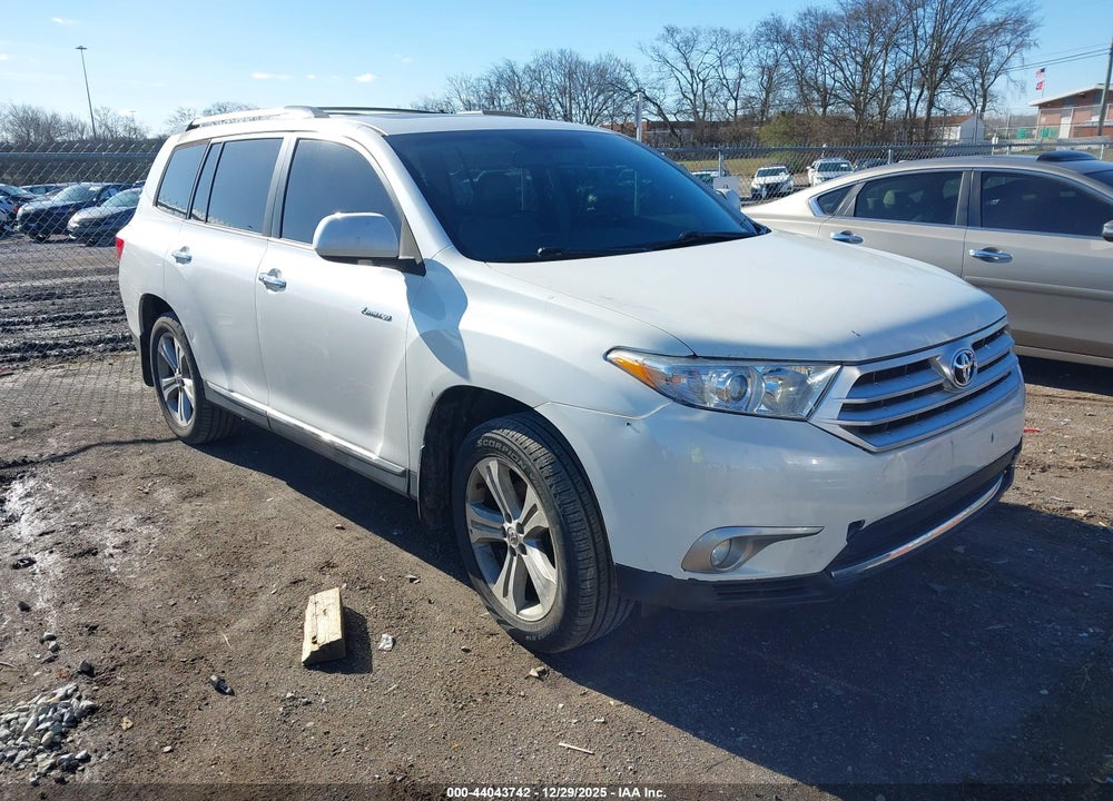 2013 TOYOTA HIGHLANDER LIMITED VIN: 5TDDK3EH6DS251829