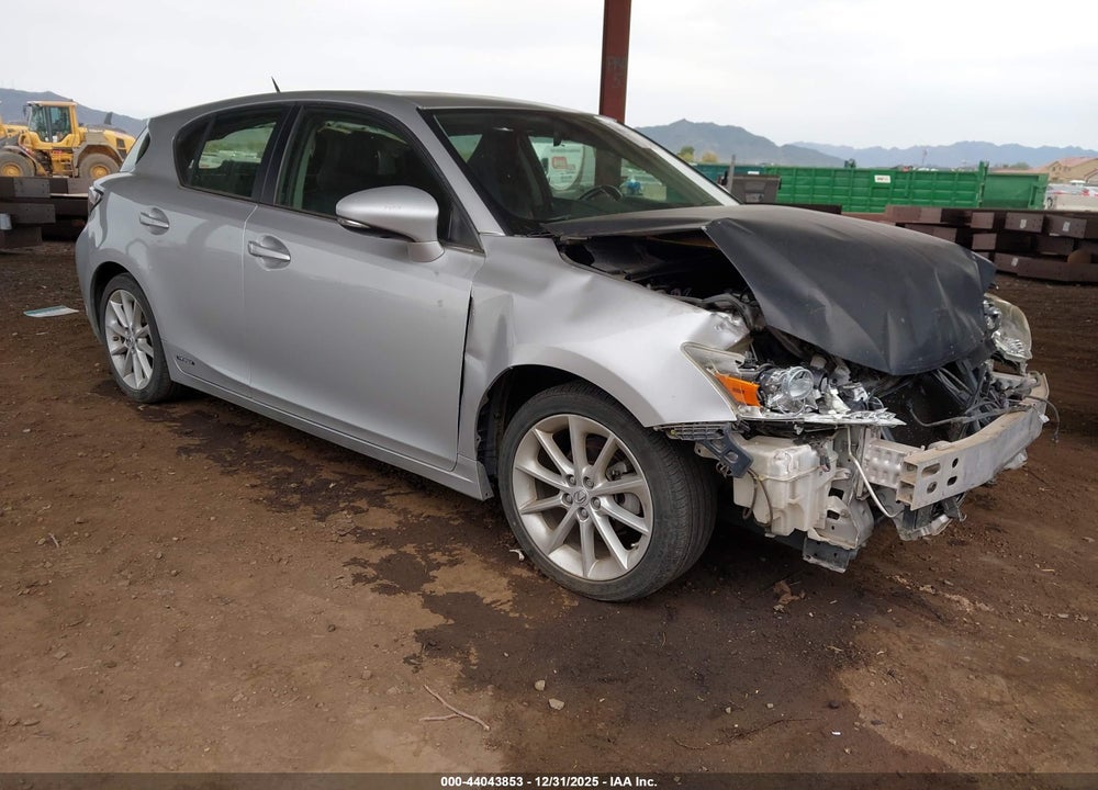 2012 LEXUS CT 200H PREMIUM VIN: JTHKD5BH3C2080351