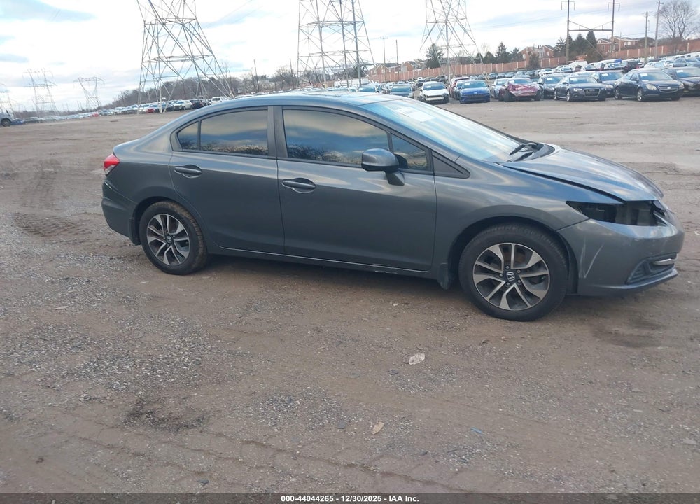 2013 HONDA CIVIC EX VIN: 2HGFB2F8XDH527298