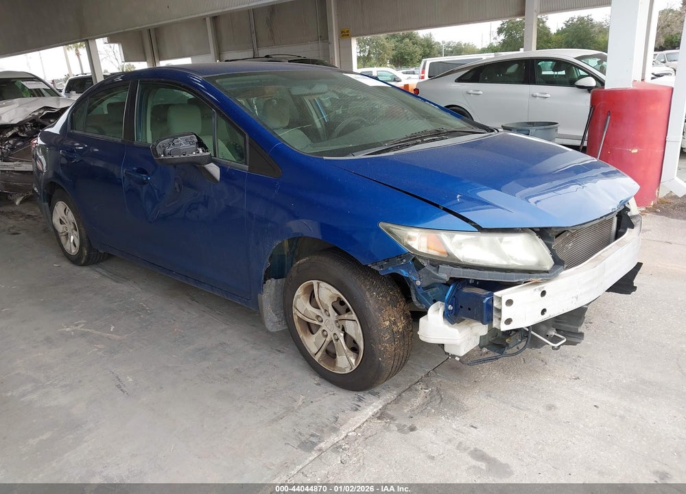 2014 HONDA CIVIC LX VIN: 19XFB2E55EE049617
