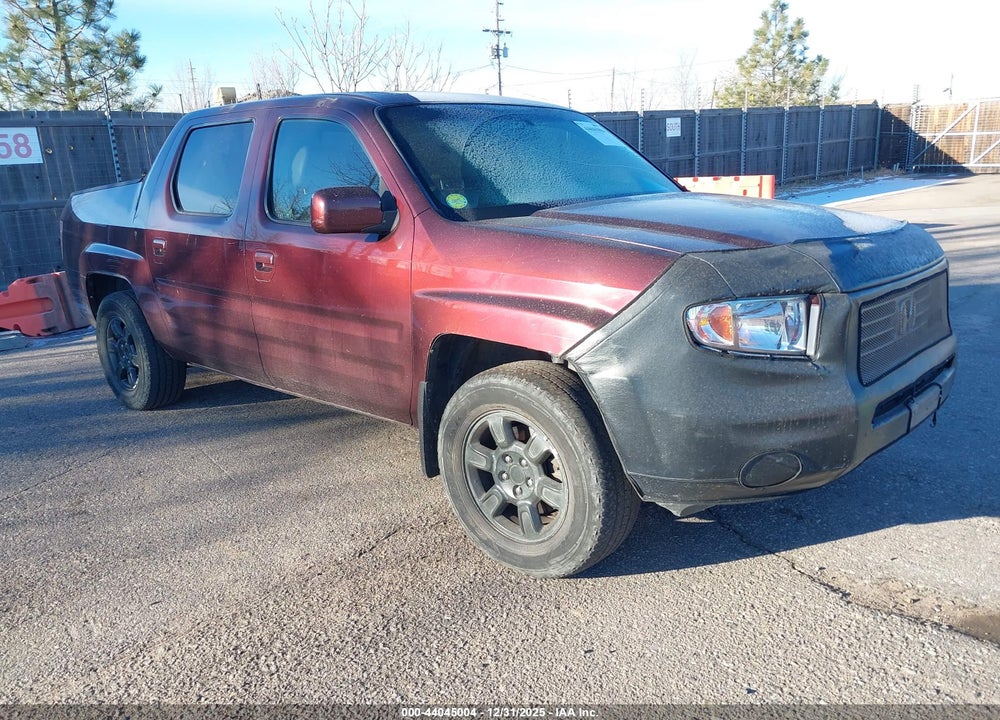 2007 HONDA RIDGELINE RTL VIN: 2HJYK16597H527722