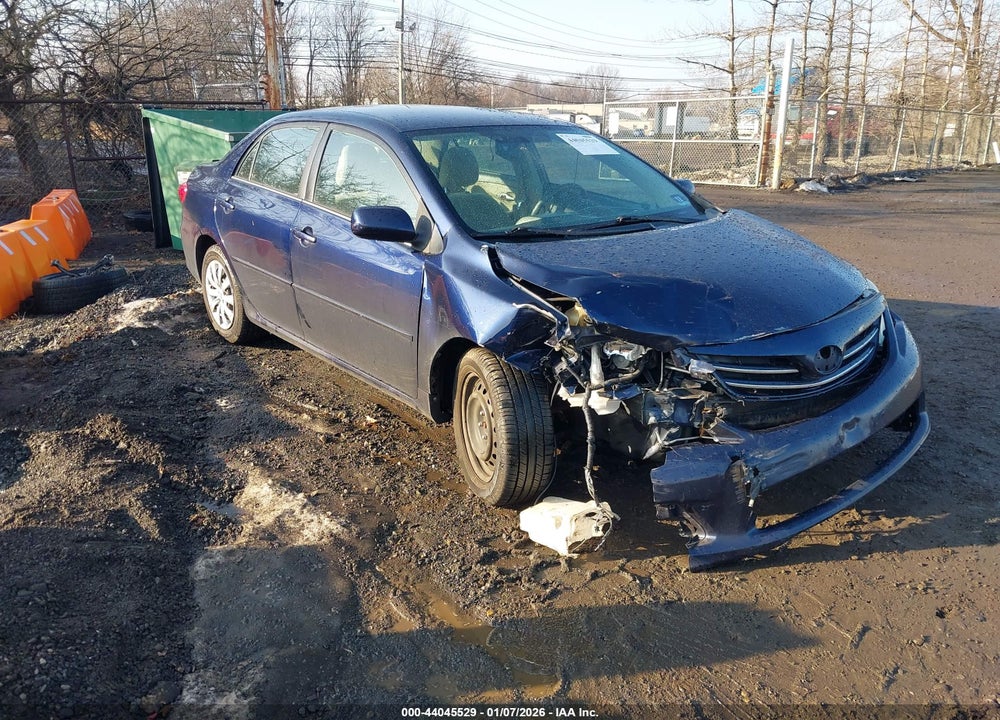 2013 TOYOTA COROLLA LE VIN: 2T1BU4EEXDC047833