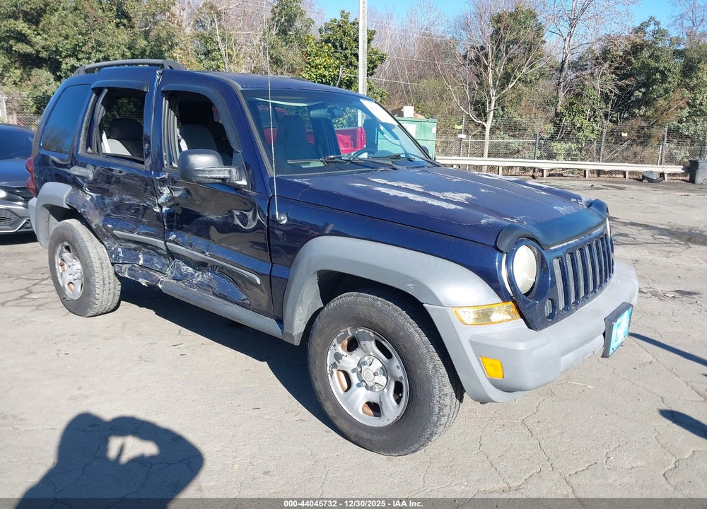 2006 JEEP LIBERTY SPORT VIN: 1J4GK48K76W154601