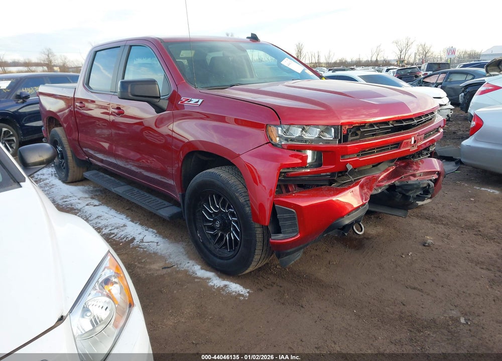 2021 CHEVROLET SILVERADO 1500 4WD  SHORT BED RST VIN: 3GCUYEED1MG460790