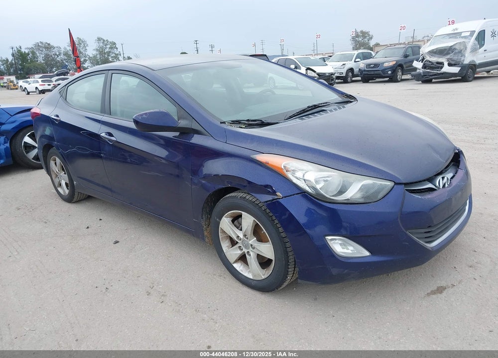 2012 HYUNDAI ELANTRA GLS VIN: 5NPDH4AE3CH118014