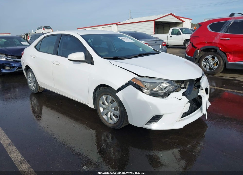 2016 TOYOTA COROLLA LE VIN: 2T1BURHE1GC528647