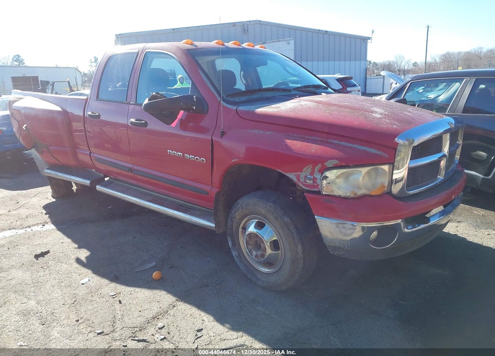 2003 DODGE RAM 3500 SLT/LARAMIE/ST VIN: 3D7MU48C33G799435