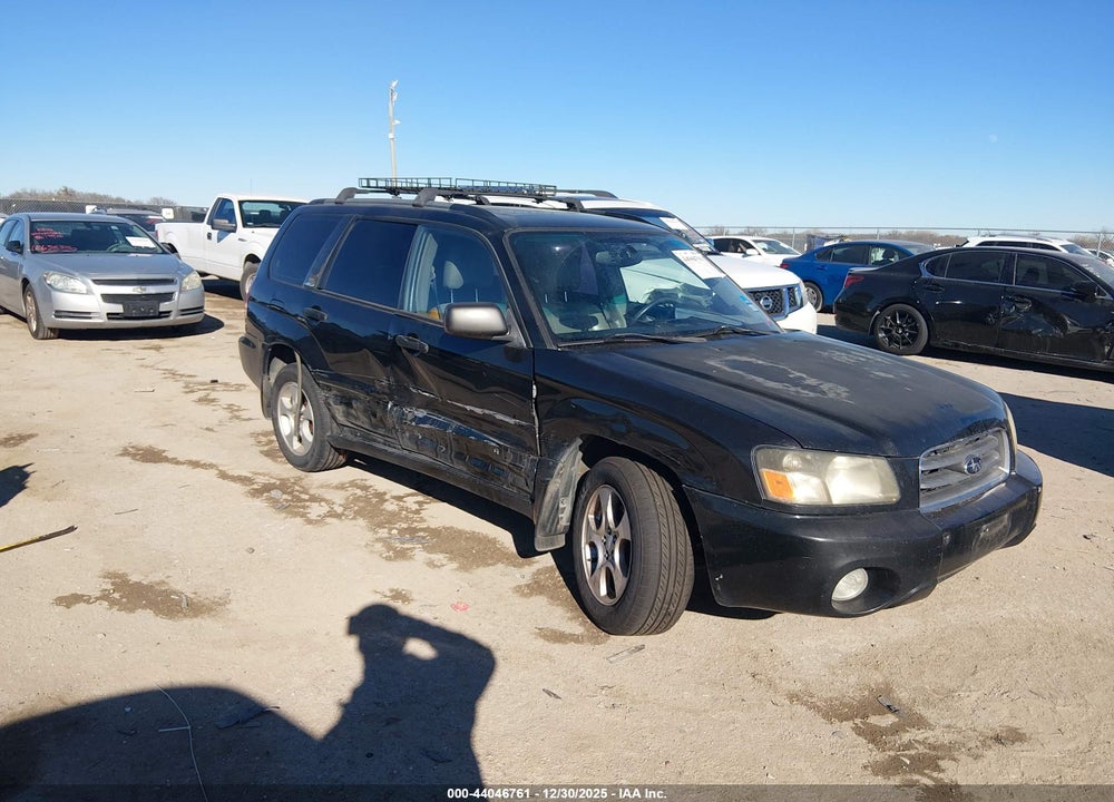 2003 SUBARU FORESTER XS VIN: JF1SG65673H725742
