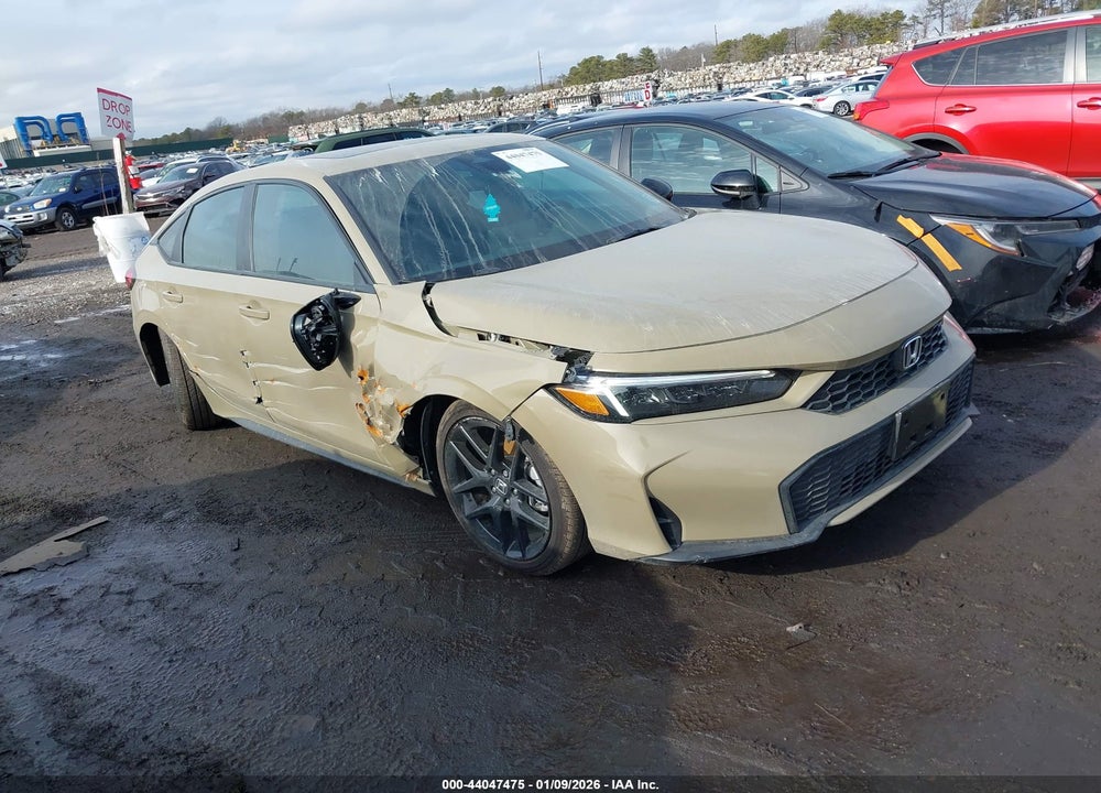 2025 HONDA CIVIC HYBRID SPORT VIN: 19XFL4H87SE008786