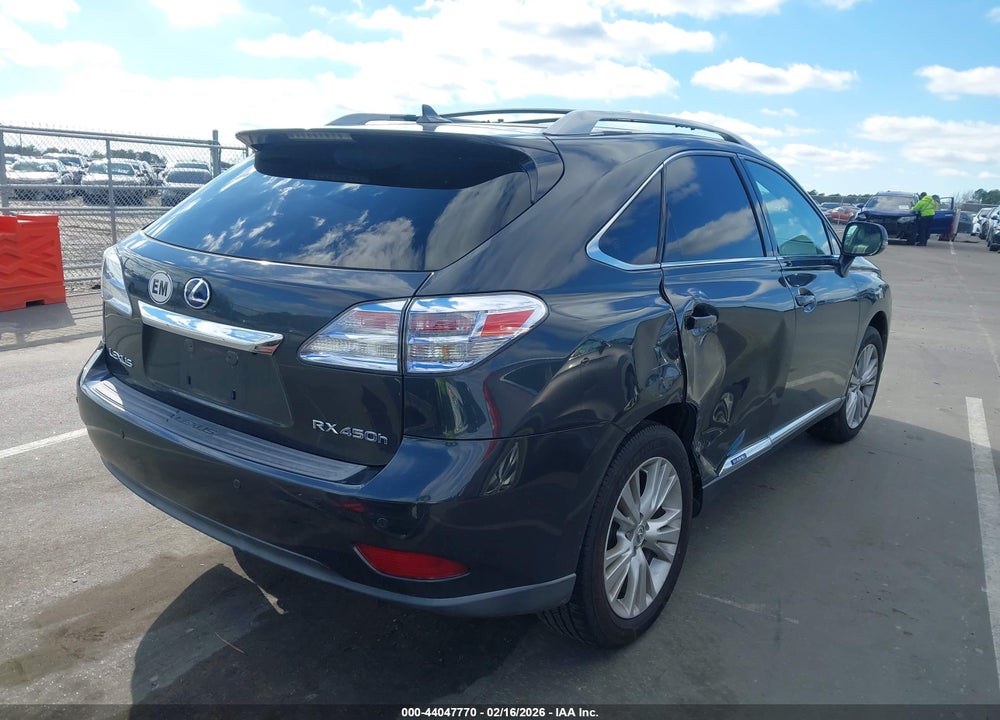 2010 LEXUS RX 450H VIN: JTJBC1BA4A2014336
