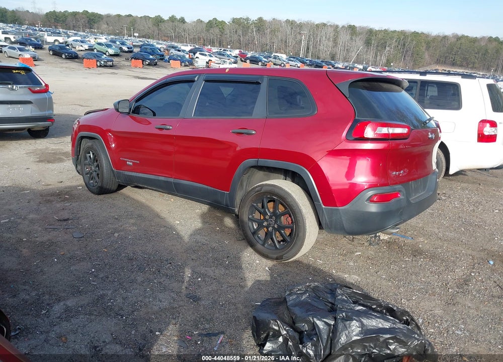 2014 JEEP CHEROKEE SPORT VIN: 1C4PJMAB8EW190119