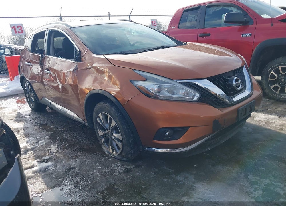 2015 NISSAN MURANO SV VIN: 5N1AZ2MH9FN235476