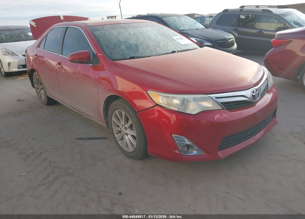 2012 TOYOTA CAMRY XLE V6 VIN: 4T1BK1FK5CU518230