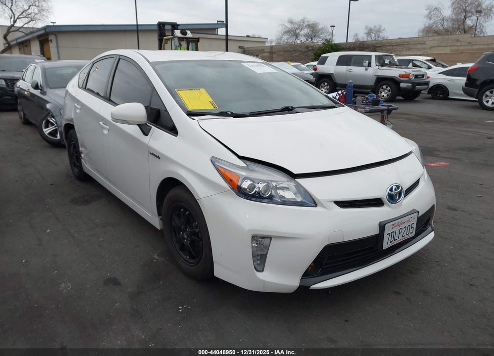 2013 TOYOTA PRIUS THREE VIN: JTDKN3DU6D0341918