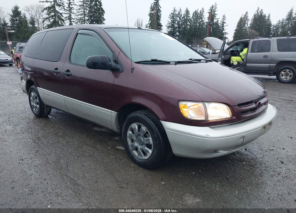 1998 TOYOTA SIENNA LE/XLE VIN: 4T3ZF13C6WU001854
