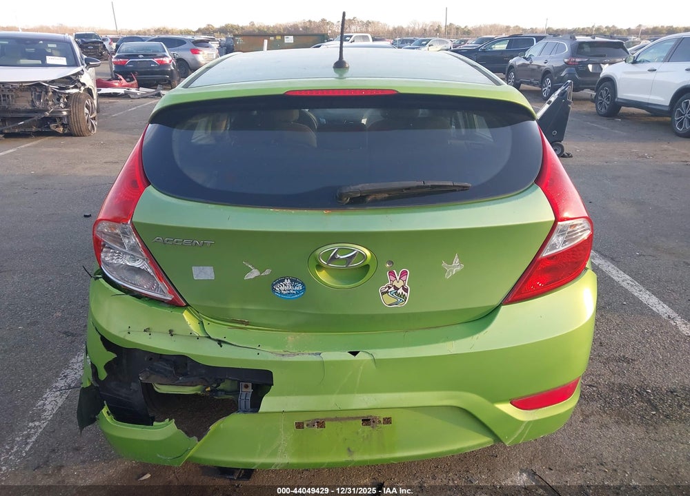 2013 HYUNDAI ACCENT SE VIN: KMHCU5AEXDU091006