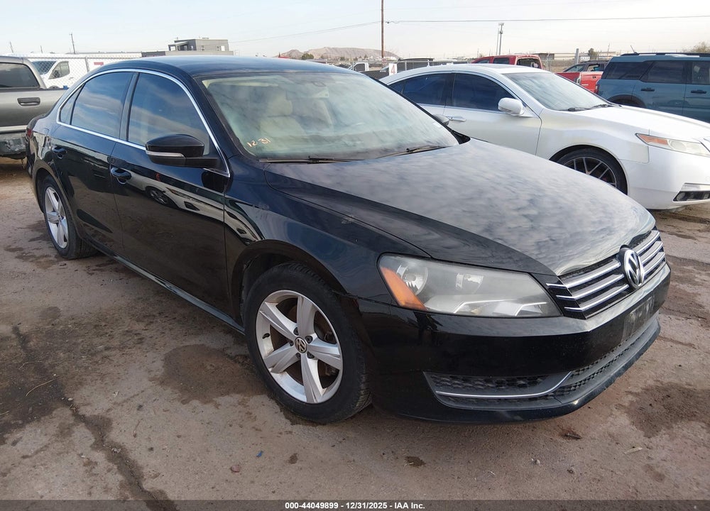 2012 VOLKSWAGEN PASSAT 2.5L SE VIN: 1VWBP7A37CC105852