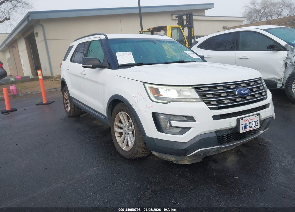 2017 FORD EXPLORER XLT VIN: 1FM5K7D88HGA88044