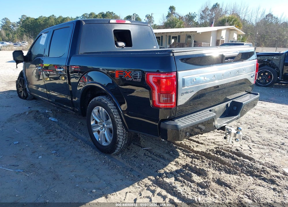 2016 FORD F-150 PLATINUM VIN: 1FTEW1EG7GFC78014