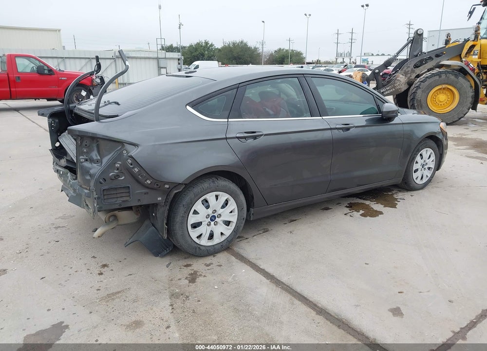 2019 FORD FUSION S VIN: 3FA6P0G7XKR132250