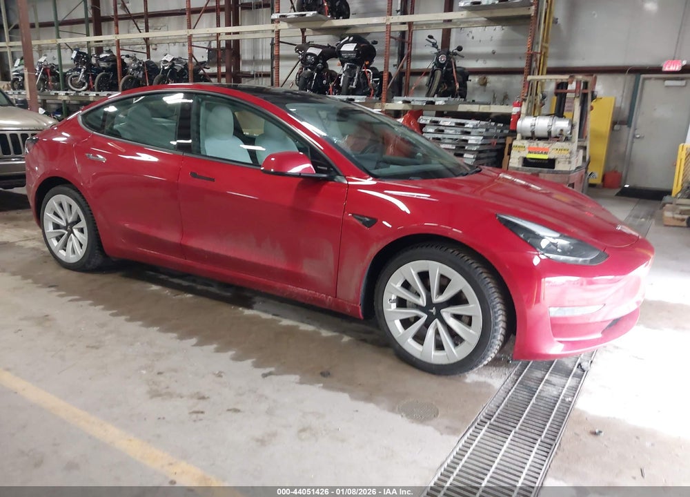 2021 TESLA MODEL 3 LONG RANGE DUAL MOTOR ALL-WHEEL DRIVE VIN: 5YJ3E1EB1MF990341