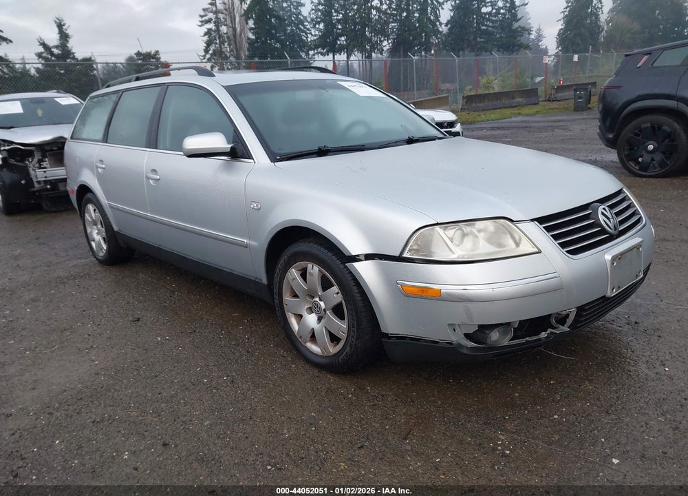 2003 VOLKSWAGEN PASSAT GLX VIN: WVWYH63B83E026462