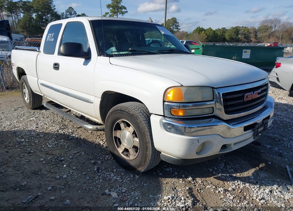 2006 GMC SIERRA 1500 SLT VIN: 1GTEK19B66Z221231