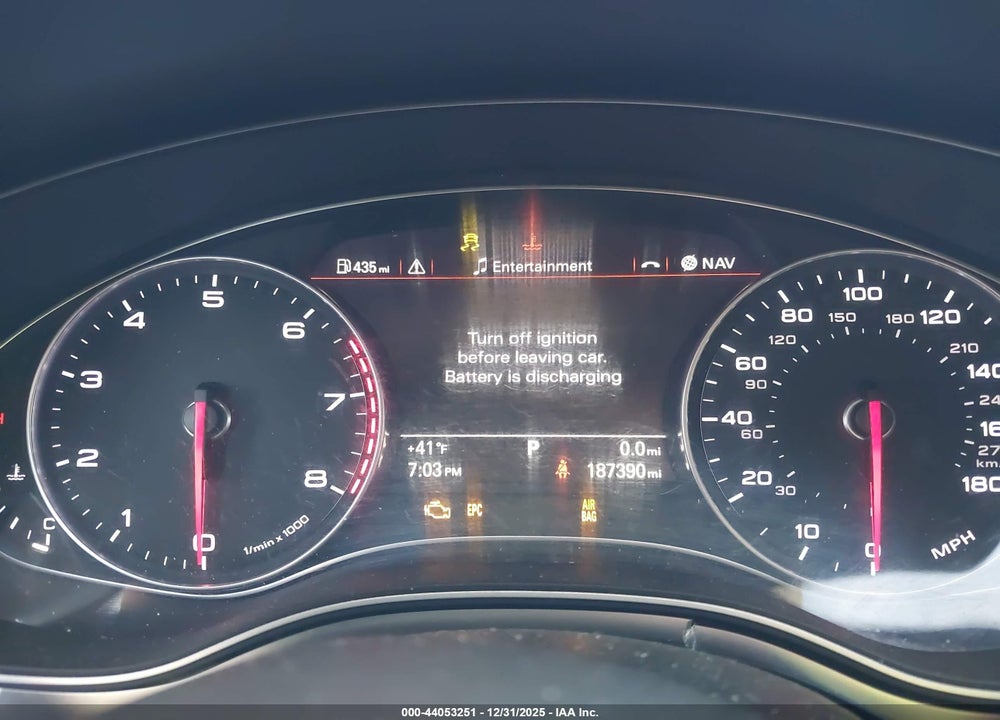 2014 AUDI A7 3.0T PREMIUM PLUS VIN: WAUWGAFC6EN132832