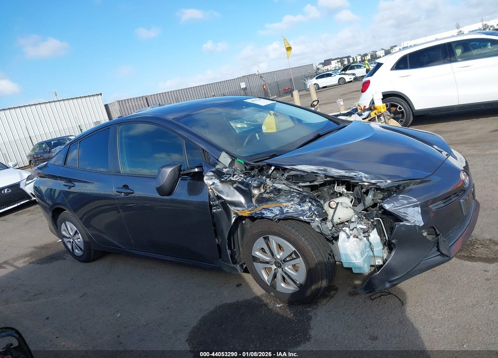 2016 TOYOTA PRIUS THREE VIN: JTDKARFUXG3023329