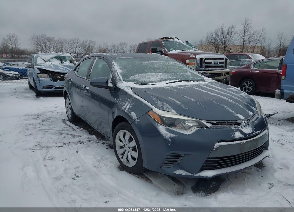 2015 TOYOTA COROLLA LE VIN: 2T1BURHEXFC242763