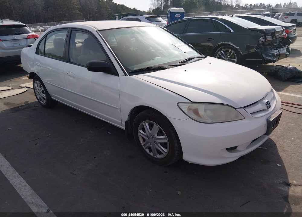 2004 HONDA CIVIC LX VIN: 1HGES16554L016998