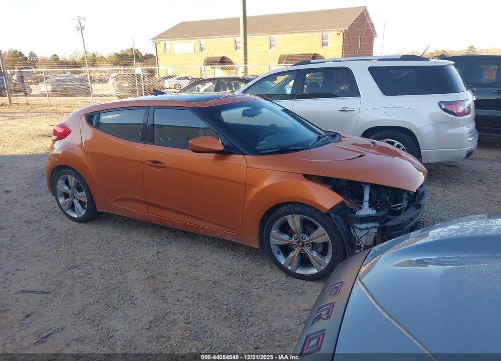 2013 HYUNDAI VELOSTER BASE W/BLACK VIN: KMHTC6AD8DU146407