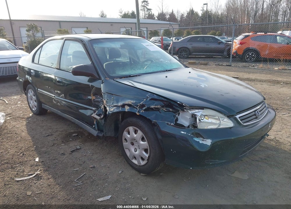 2000 HONDA CIVIC VALUE PACKAGE VIN: 2HGEJ6616YH583365