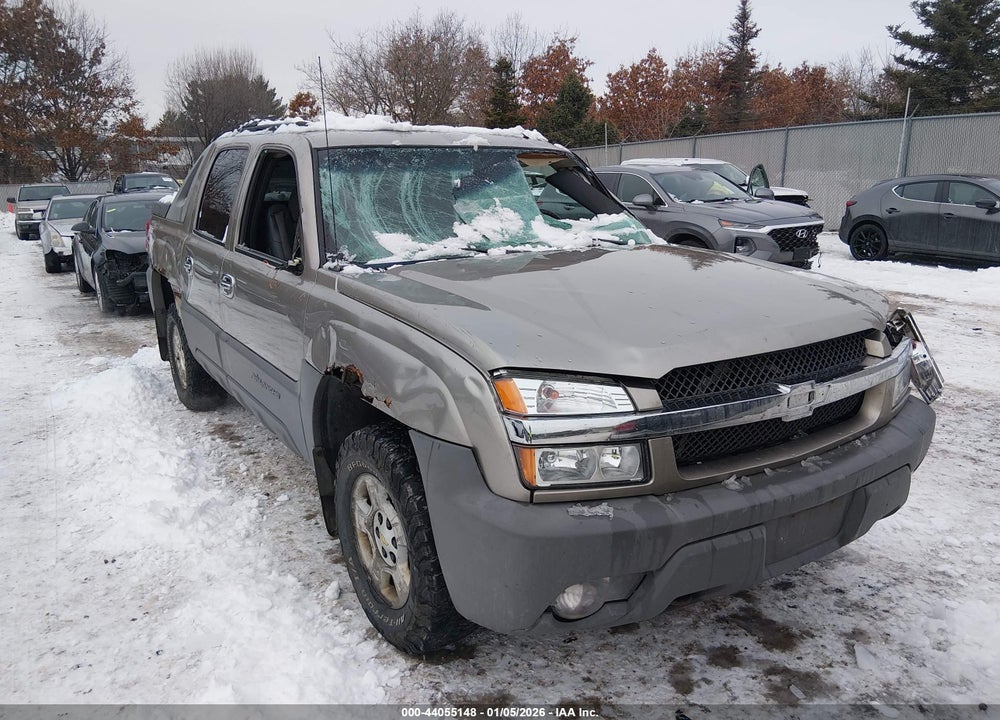 2002 CHEVROLET AVALANCHE 1500 VIN: 3GNEK13T72G184144