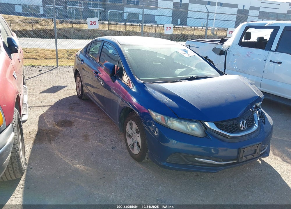 2014 HONDA CIVIC LX VIN: 19XFB2F50EE053234