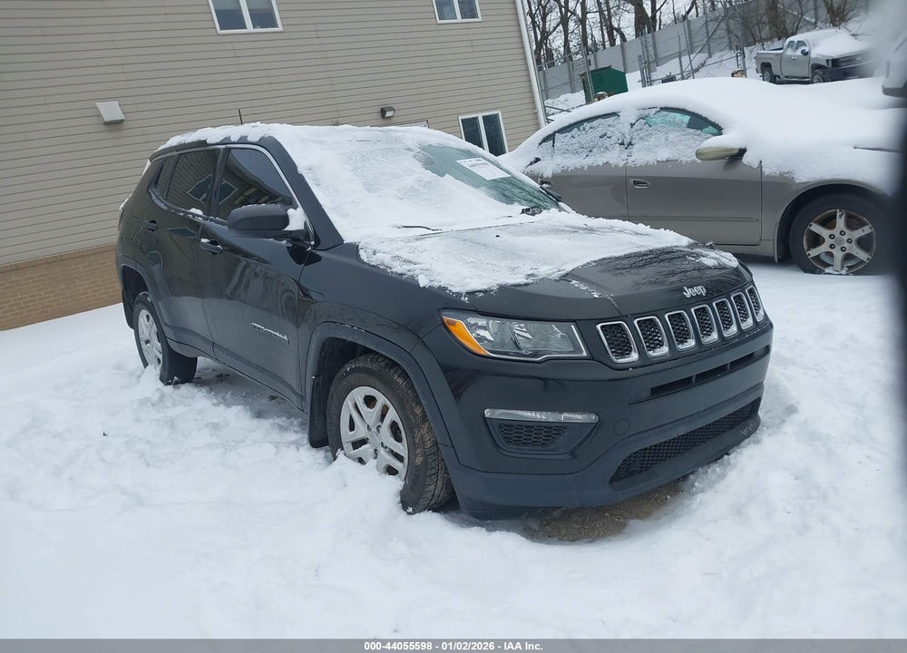 2019 JEEP COMPASS SPORT 4X4 VIN: 3C4NJDAB1KT703073