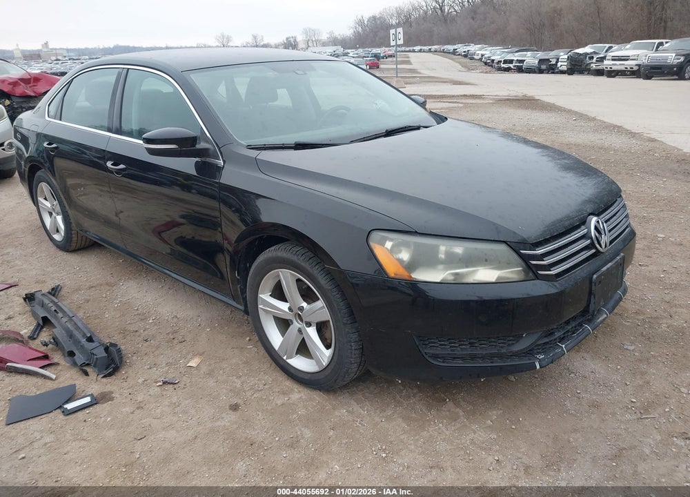 2013 VOLKSWAGEN PASSAT 2.5L SE VIN: 1VWBH7A3XDC012807