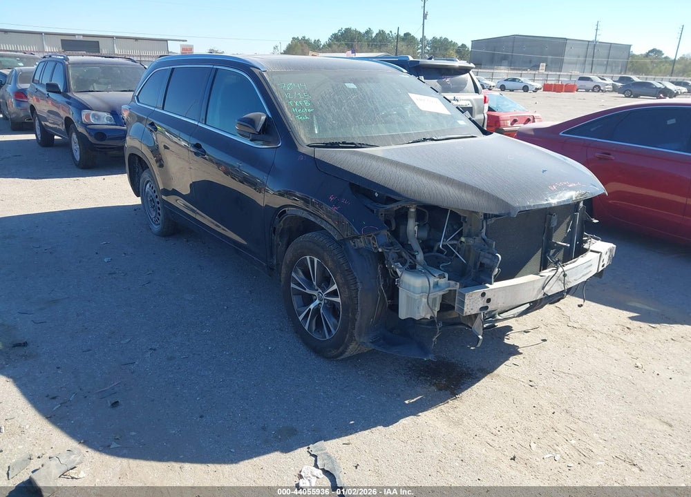 2016 TOYOTA HIGHLANDER XLE V6 VIN: 5TDKKRFHXGS128824
