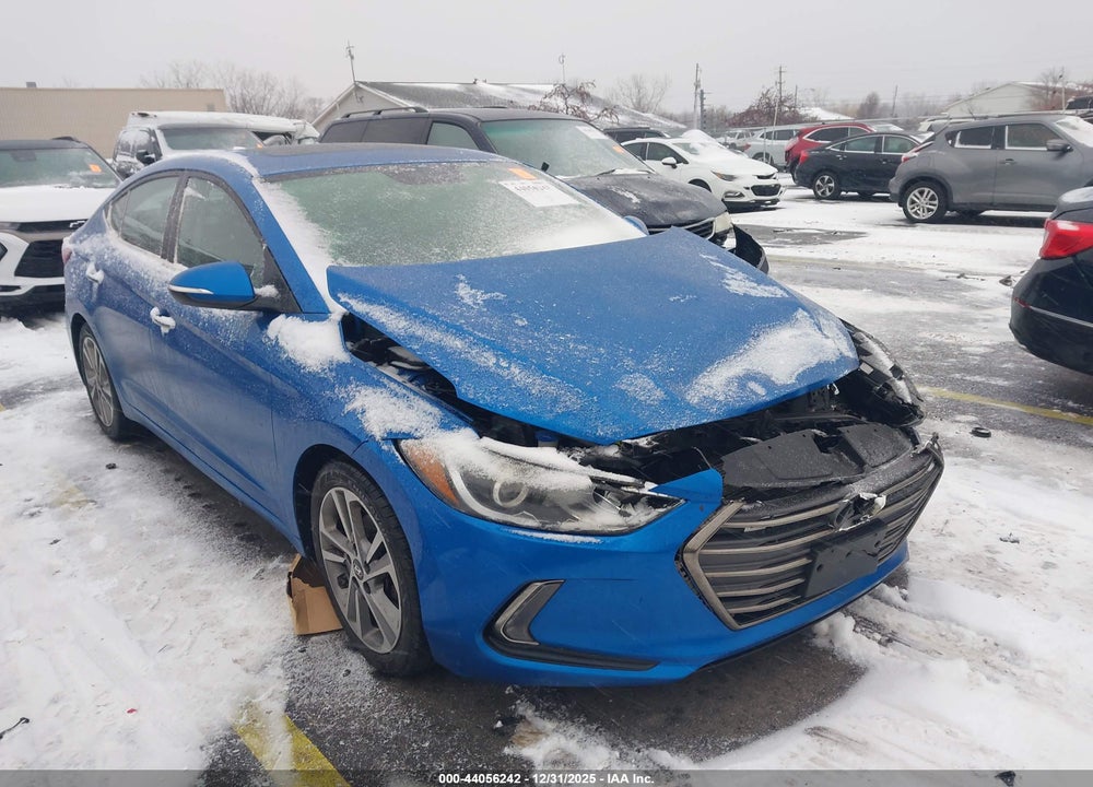 2017 HYUNDAI ELANTRA LIMITED VIN: 5NPD84LF7HH129613