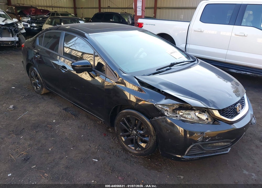 2014 HONDA CIVIC EX VIN: 19XFB2F81EE040745