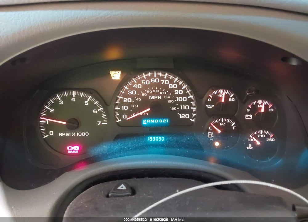 2002 CHEVROLET TRAILBLAZER LT VIN: 1GNDT13S222100885