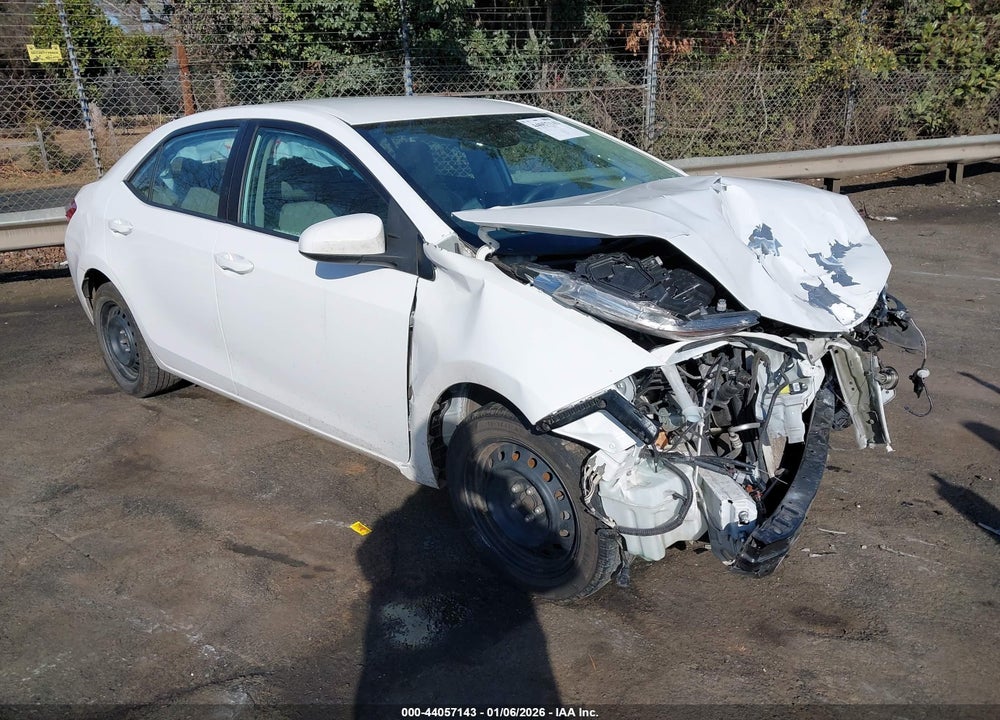 2016 TOYOTA COROLLA LE VIN: 2T1BURHE2GC558160